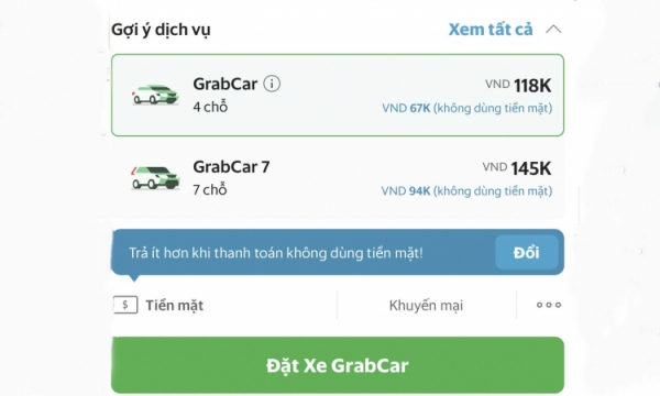 Bộ Giao thông Vận tải yêu cầu Grab không triển khai dịch vụ tại Quảng Nam